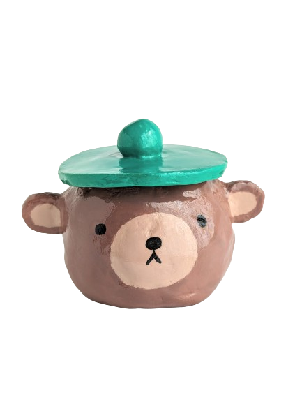 Teddy Bear Pot