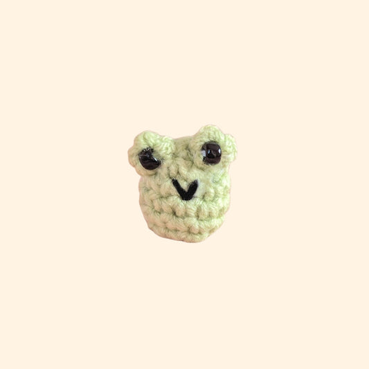 Miniature Crochet Frog